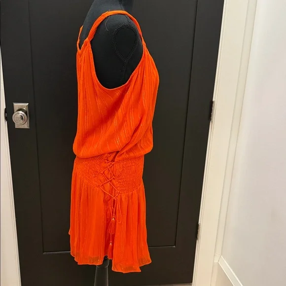 Ramy Brook Vibrant Orange Top - Picture 5 of 6